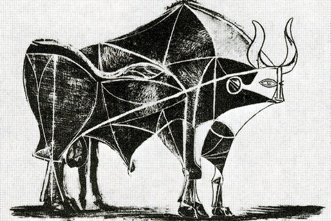 Picasso Bull, plate V 1945